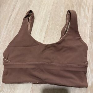 lululemon athletica Chocolate Brown Reversible Align Bra